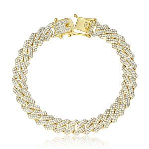 10 MM Diamond S-Link Anklet